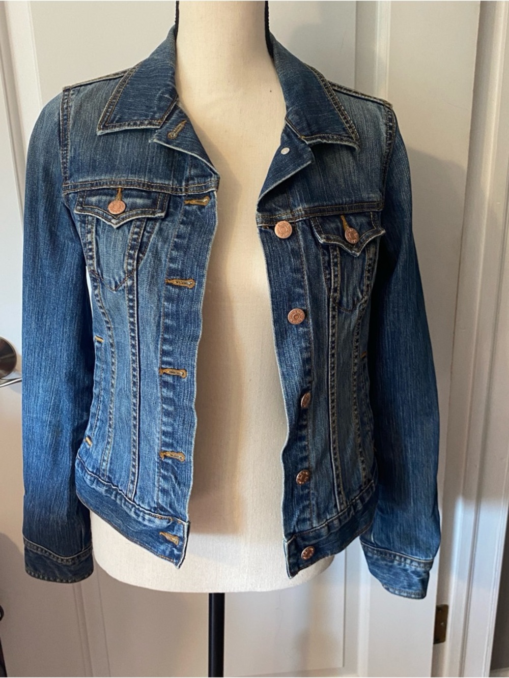 Old Navy Medium Blue Denim Jean Jacket
